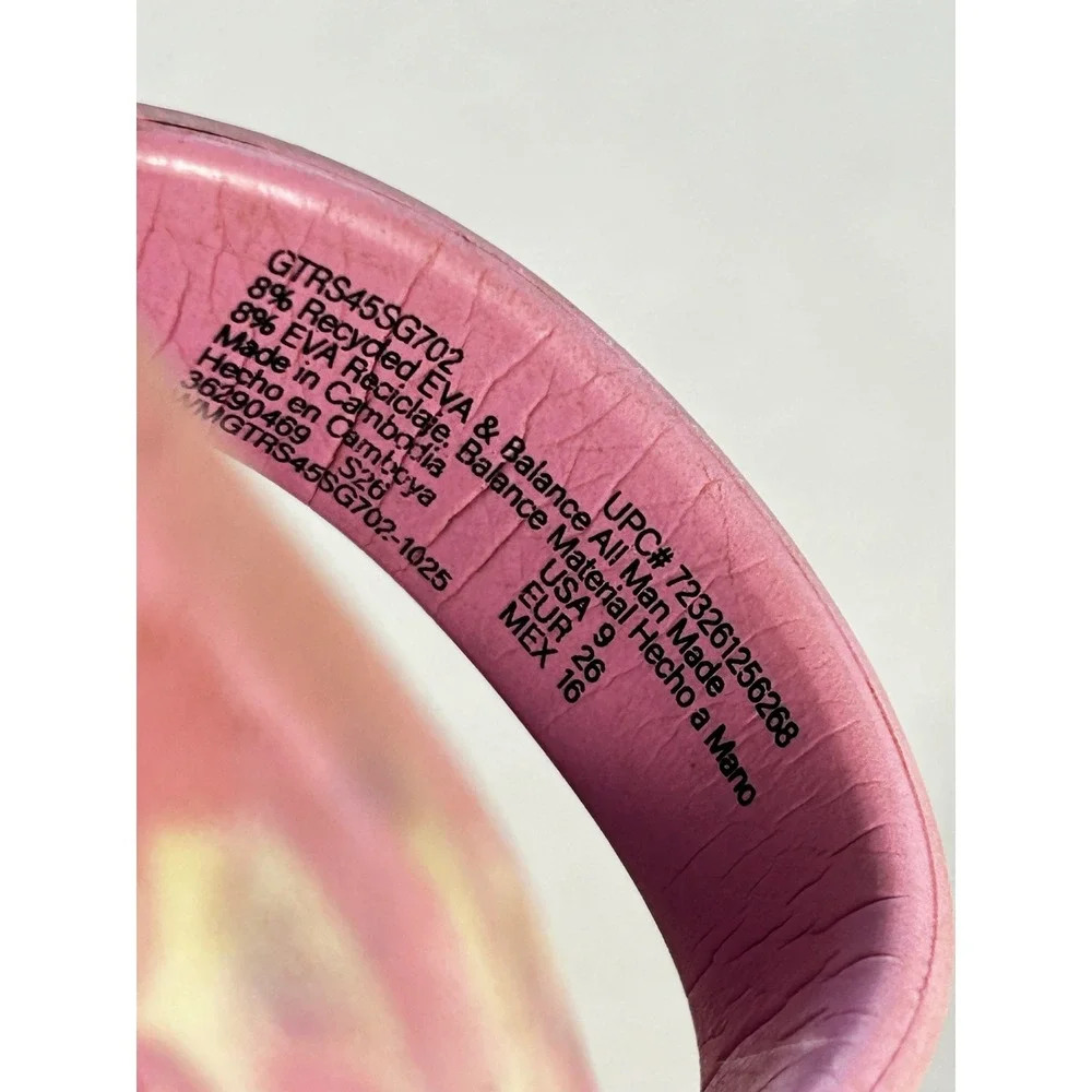 Rugged Shark Kids Pink Tie Dye Clogs Slip On Water Shoes Size 9 GTRS45SG702‎